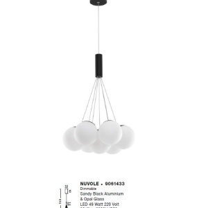 Lustra LED design modern NUVOLE - Img 4