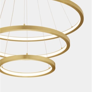 Lustra LED dimabila design circular EMPATIA D-80cm - Img 3