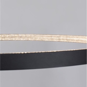 Lustra LED dimabila, design modern PRESTON, 110cm negru NVL-9865110 42570 universul-luminii.ro