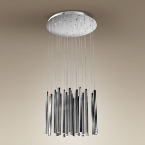 Lustra LED dimabila design Premium Class Quality ORGANIC CHROM 181680 universul-luminii.ro
