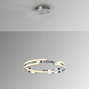 Lustra LED moderna design circular Ciclos crom - Img 5