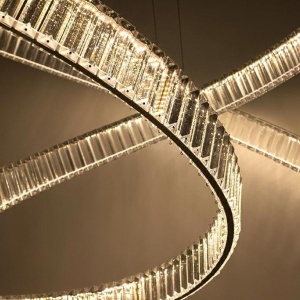 Lustra LED moderna design deosebit CHARMES 130 crom 222140 universul-luminii.ro