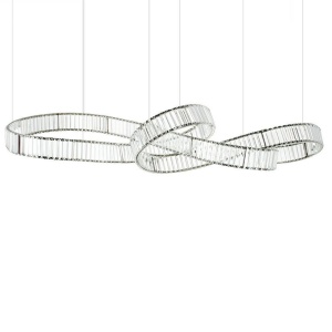 Lustra LED moderna design deosebit CHARMES 160B crom - Img 1