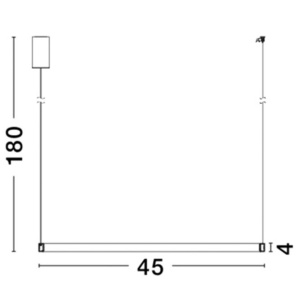 Lustra LED moderna diametru 45cm, Vegas 47880 universul-luminii.ro