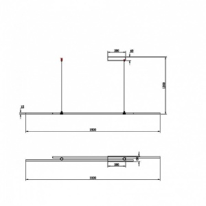 Lustra LED, pendul design modern Halo alama 175610 universul-luminii.ro