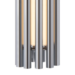 Lustra LED, Pendul design modern Sonata crom - Img 7