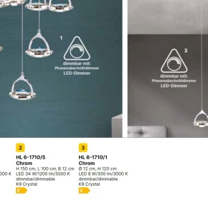 Lustra LED suspendata cu cristal K9 design lux MOON 12L 234590 universul-luminii.ro