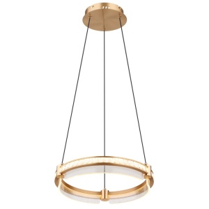 Lustra LED suspendata design circular cu telecomanda BLONDIE