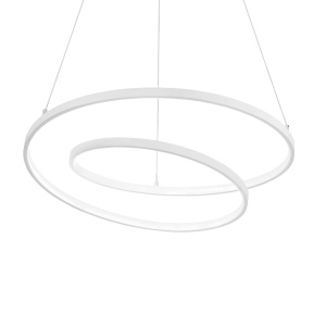 Lustra LED suspendata design circular Oz sp d80 on-off 2700k alba - Img 1