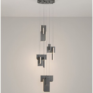 Lustra LED suspendata design decorativ 3000K TOTEM - Img 4