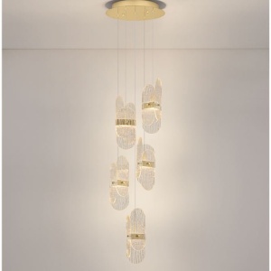 Lustra LED suspendata design decorativ LUCIEN 2700K - Img 5