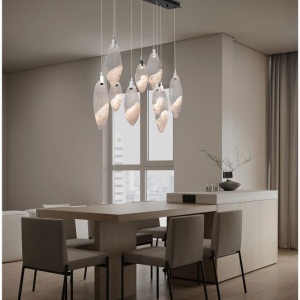 Lustra LED suspendata design decorativ SERIQ L-120cm - Img 2