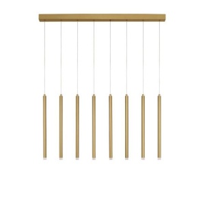 Lustra LED suspendata design minimalist TRIMLE aurie - Img 1