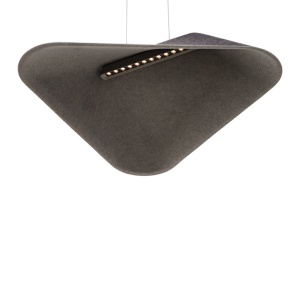Lustra LED suspendata design modern Carbon negru 160730 universul-luminii.ro