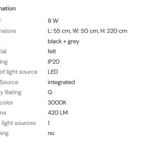 Lustra LED suspendata design modern Carbon negru 238890 universul-luminii.ro