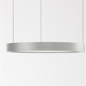 Lustra LED suspendata design modern circular PERRINE D-40cm argintie - Img 7