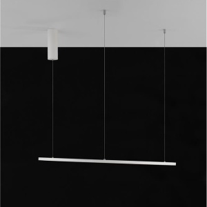 Lustra LED suspendata design modern circular TARQUIN D-80cm alba 205540 universul-luminii.ro