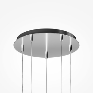 Lustra LED suspendata design modern decorativ Drop 5L crom - Img 8
