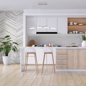 Lustra LED suspendata design modern Eucalyptus - Img 5