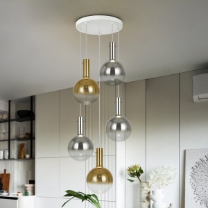 Lustra LED suspendata design modern Matices 5L - Img 4
