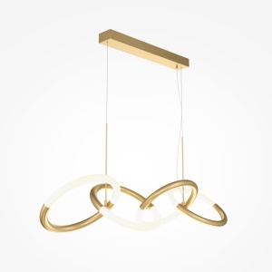 Lustra LED suspendata design modern Node auriu 119100 universul-luminii.ro