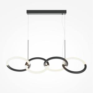 Lustra LED suspendata design modern Node negru 119060 universul-luminii.ro
