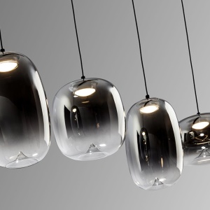 Lustra LED suspendata design modern Onice 4L - Img 6