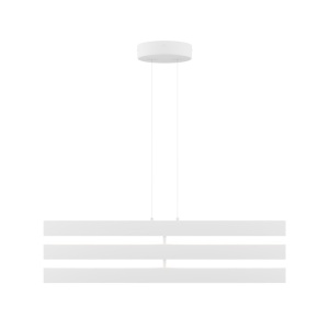 Lustra LED suspendata design modern Origami alb - Img 2