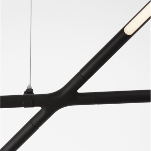 Lustra LED suspendata design modern RACCIO negru 203900 universul-luminii.ro