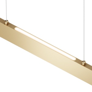Lustra LED suspendata design modern Step auriu 23W - Img 7
