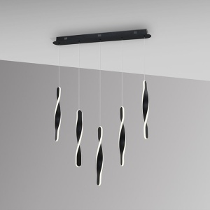 Lustra LED suspendata design modern Twist - Img 3