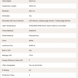 Lustra LED suspendata iluminat ambiental VARIO D-60cm 179950 universul-luminii.ro