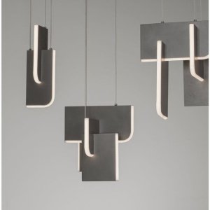 Lustra LED suspendata liniara design decorativ 2700K TOTEM - Img 5