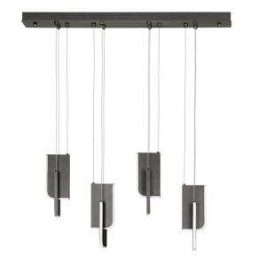 Lustra LED suspendata liniara design decorativ 3000K TOTEM