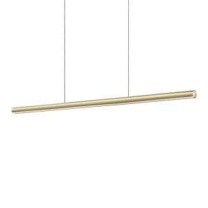Lustra LED suspendata liniara DORICA SP1 D45 OTTONE