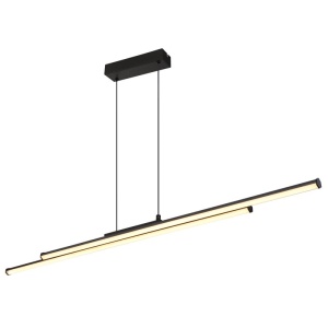 Lustra LED suspendata profile hexagonale KIRINA