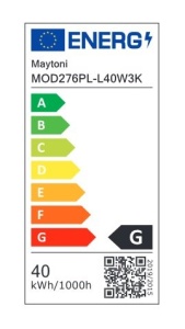 Lustra LED suspendata stil minimalist modern Motion alb - Img 9