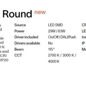 Lustra LED XXL suspendata Oracle slim sp d150 round 2700k on-off alba - Img 3