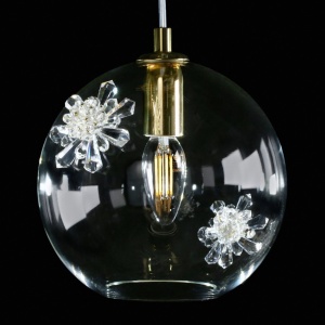 Lustra LUX decorativ fulgi de zapada din cristal SNOWFLAKE 02A 622900 universul-luminii.ro