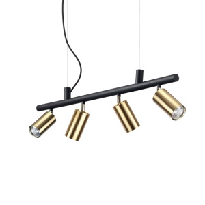 Lustra modera cu spoturi directionabile DYNAMITE SP4 OTTONE