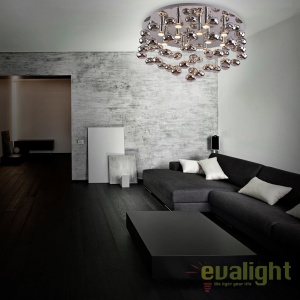 Lustra moderna aplicata design deosebit 80cm Luvia CH - Img 2