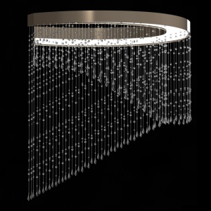 Lustra moderna aplicata LED Vision design LUX ANNULUS 02 – CH - Img 1