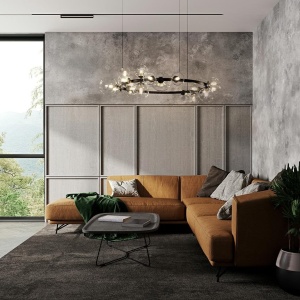 Lustra moderna cu 20 de surse de lumina LINEA R120 222400 universul-luminii.ro