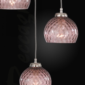 Lustra moderna cu 3 pendule design italian 10006 Amethyst 105580 universul-luminii.ro