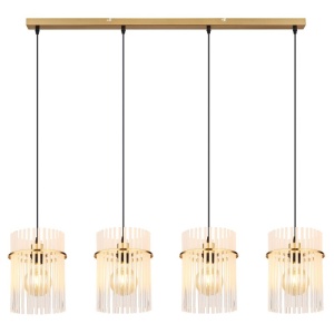 Lustra moderna cu 4 pendule GORLEY auriu 235700 universul-luminii.ro