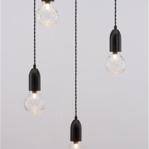Lustra moderna cu 5 pendule design minimalist VEDA 204260 universul-luminii.ro