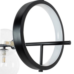 Lustra moderna cu 7 de surse de lumina si LED LINEA 90 222380 universul-luminii.ro