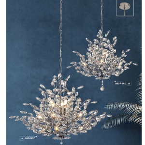 Lustra moderna design deosebit Bouquet 11lt 8011-11CC SRT 83320 universul-luminii.ro