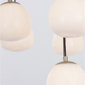 Lustra moderna design deosebit cu 12 de surse de lumina THE EGG 121400 universul-luminii.ro