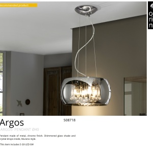 Lustra moderna design elegant 40cm ARGOS SV-508718 - Img 2